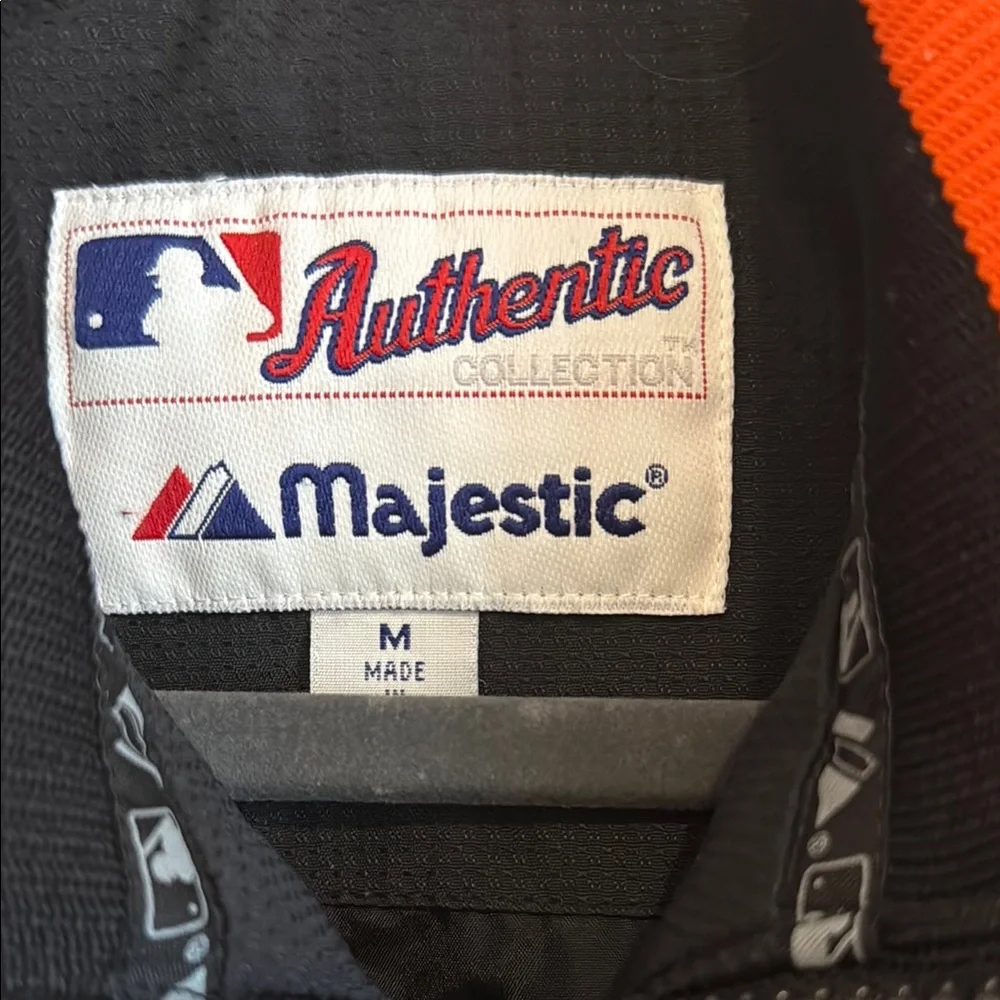 Majestic Orioles Black and Orange Jacket Boys Medium - Picture 2 of 7